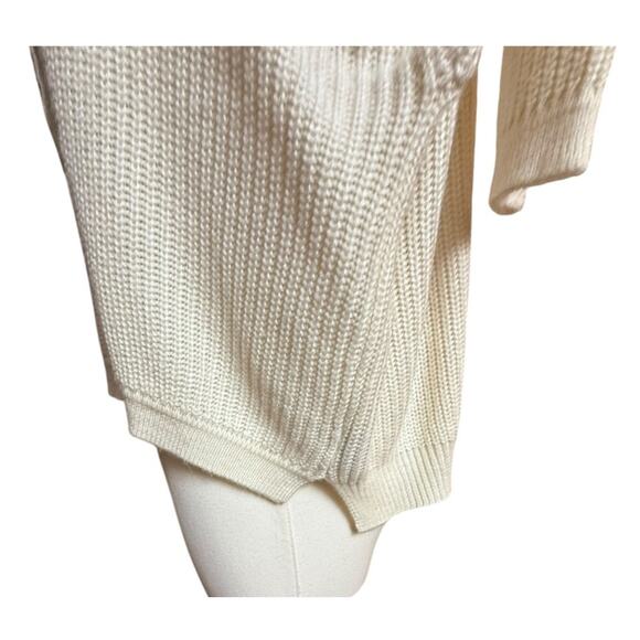 UNIF White Red Jumper Cheerleading Sweater Circa 2014 Size Small Long Sleeves - Picture 8 of 10